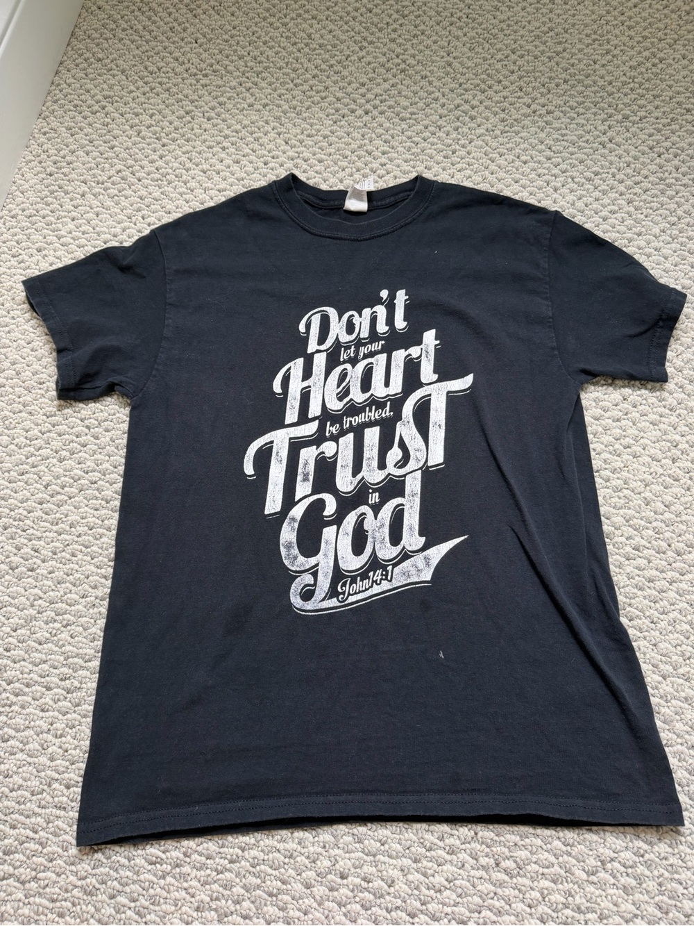 VTG Trust in God Graphic Tee - Black